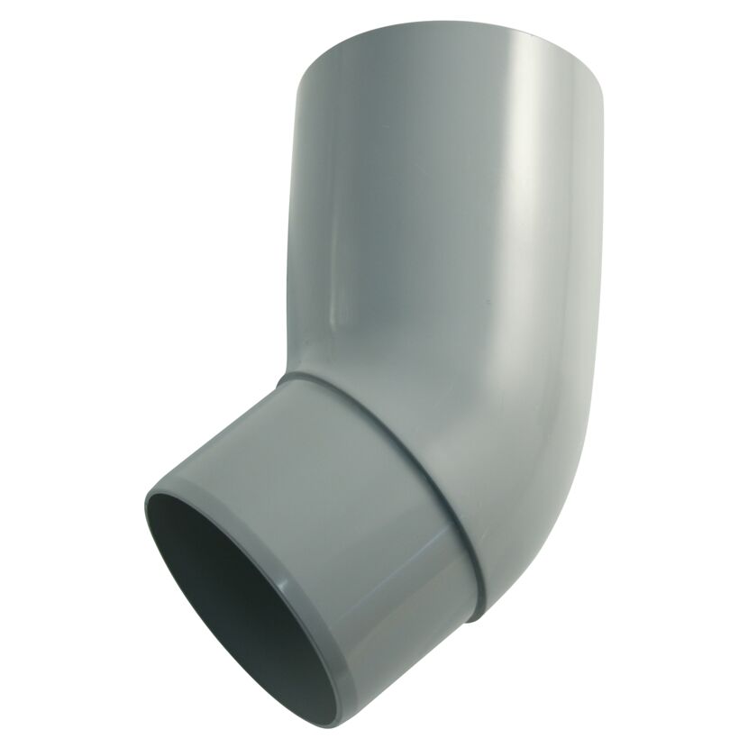 Rohrbogen grau 45° DN 75