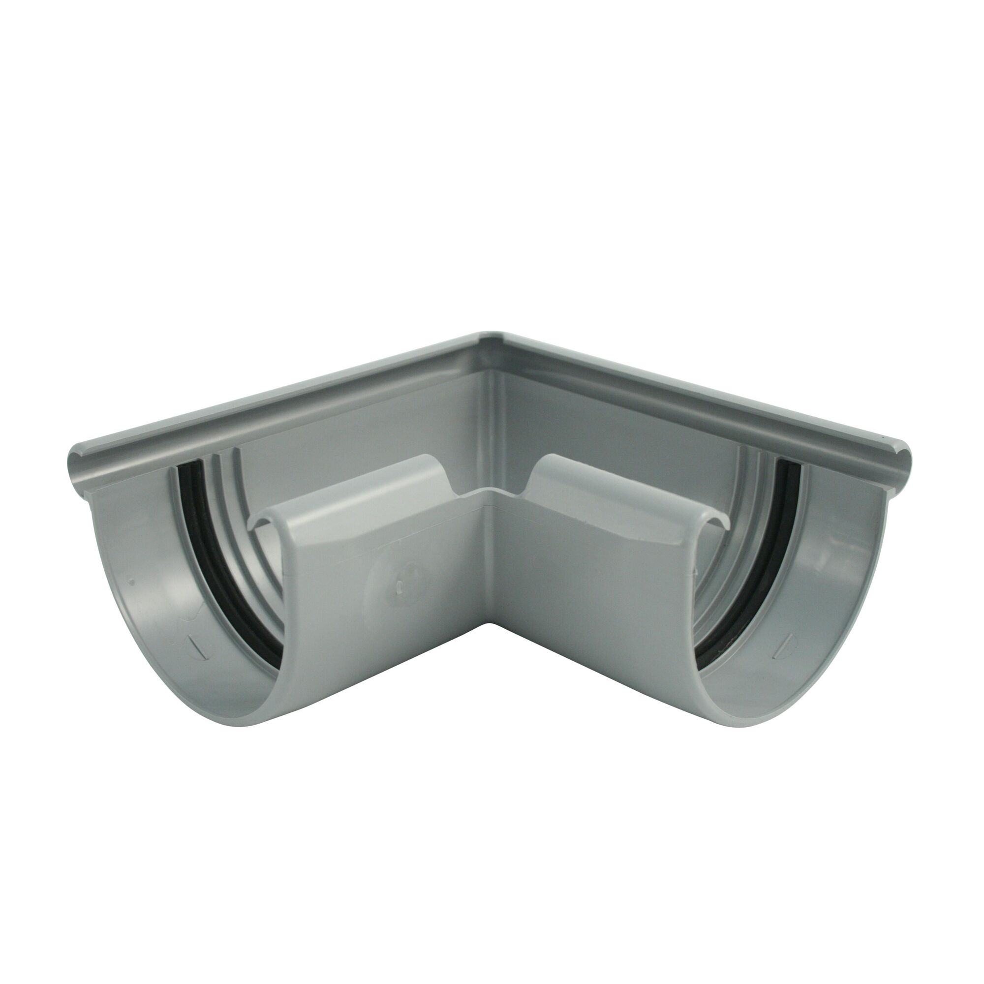 Graue Regenrinnen-Aussenecke 90°