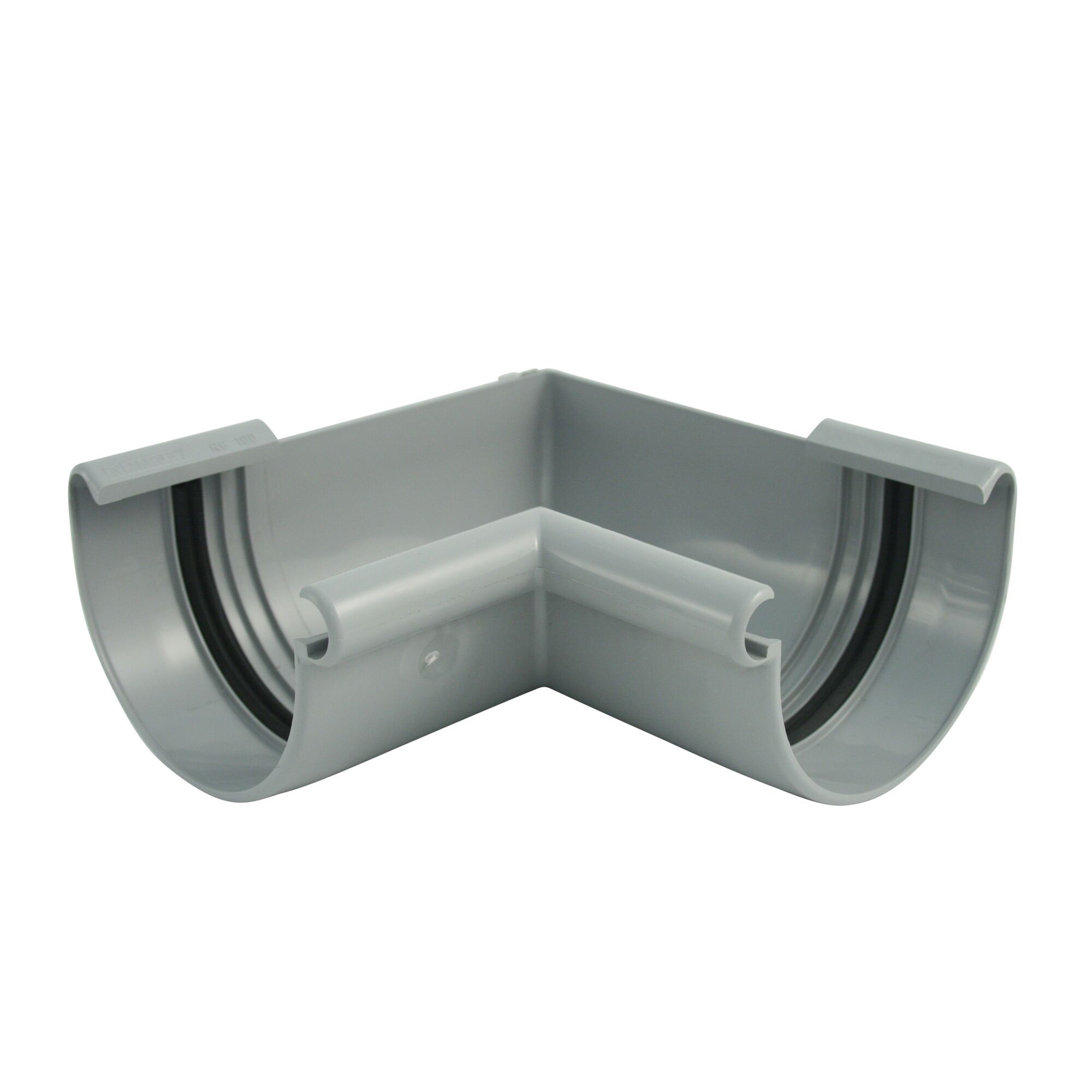 Graue Regenrinnen-Innenecke 90°