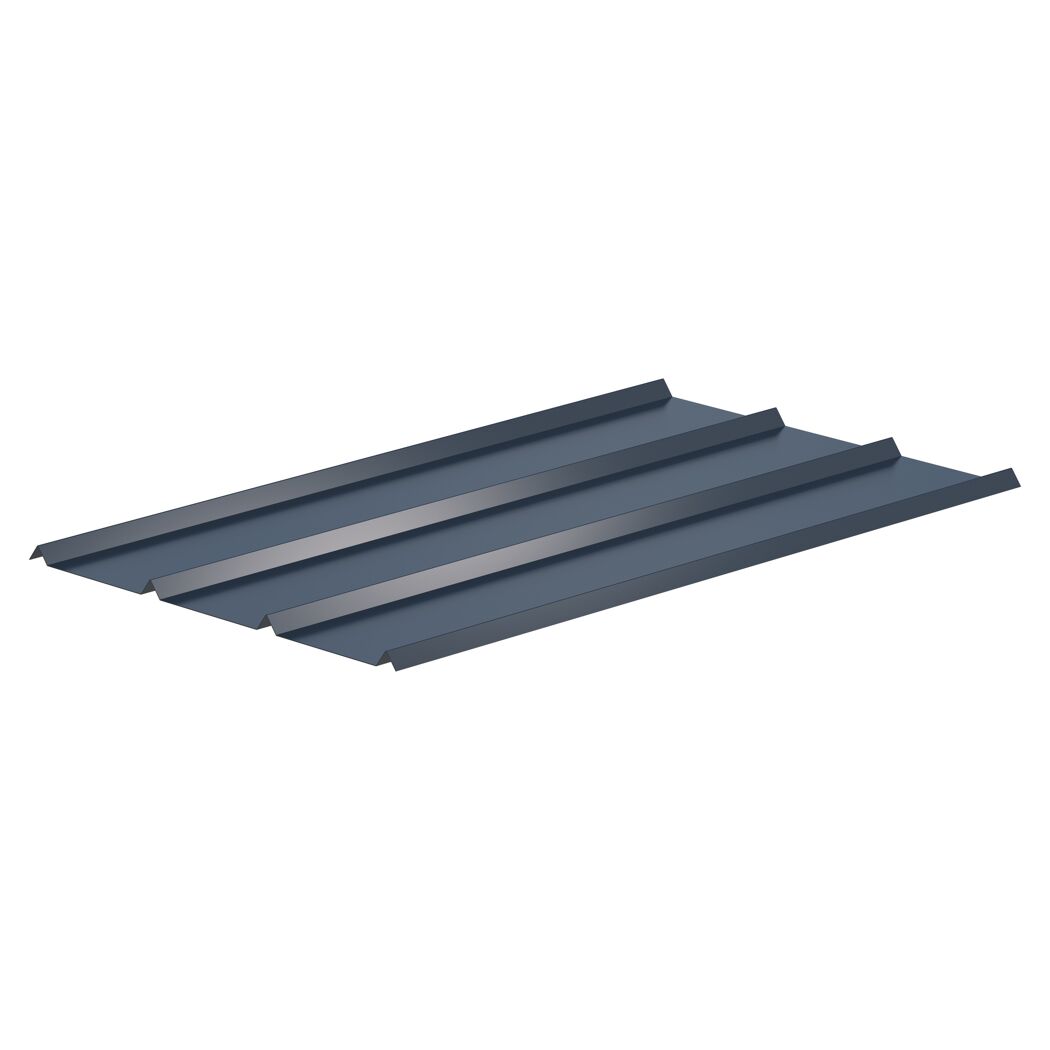 Dach- und Fassadenblech 'Piccolo' anthrazit 580 mm x 1,18 m