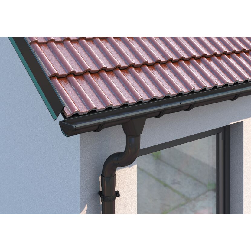 Fallrohr anthrazit DN 60 200 cm