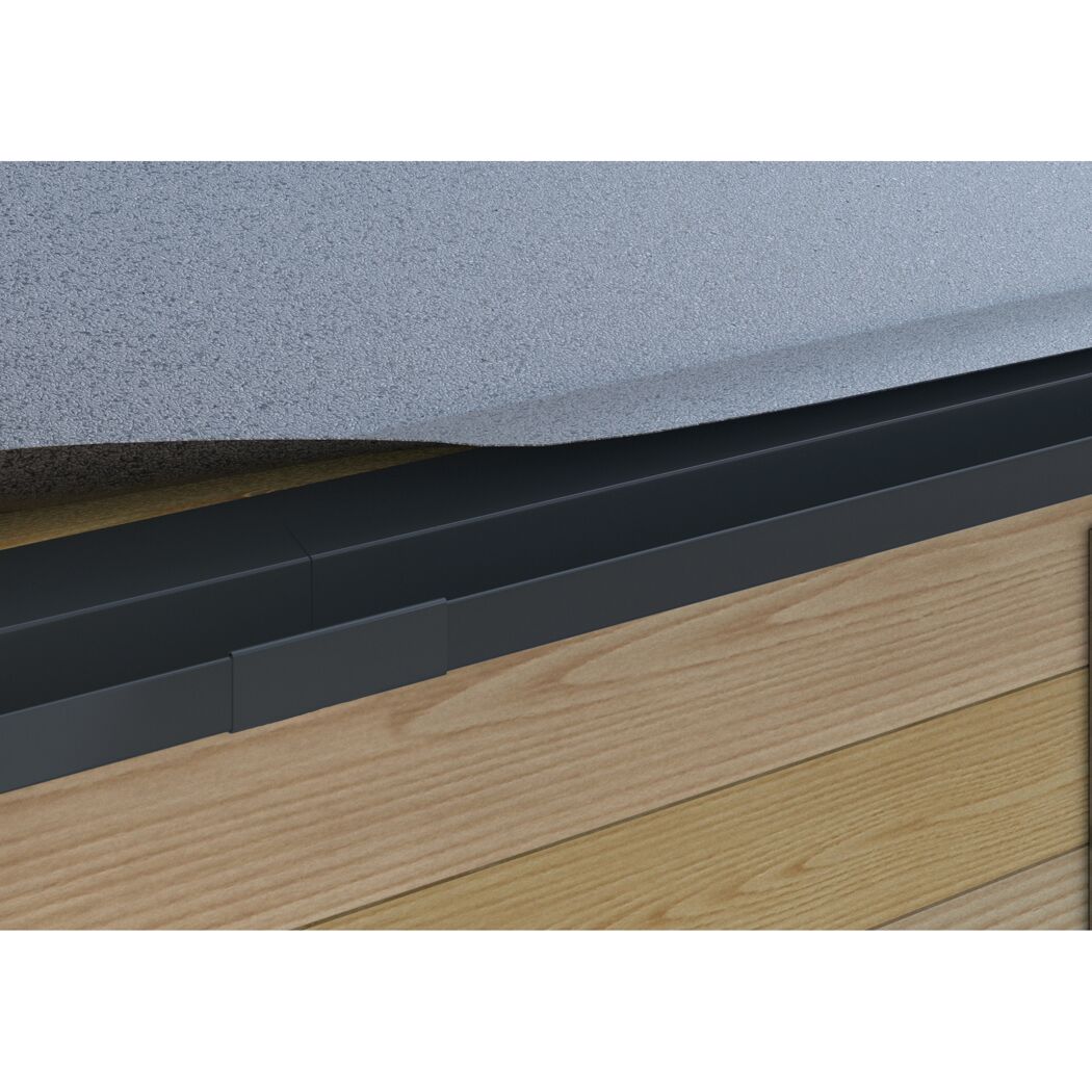 Verbinder für SDF-Kastenrinne 'Piccolo' anthrazit RG 70