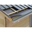 Dachaufbau mit Ablaufstutzen aus Aluminium