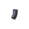 Anthrazitfarbener Fallrohrbogen DN80 40 Grad