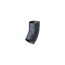 Anthrazitfarbener Fallrohrbogen DN80 40 Grad