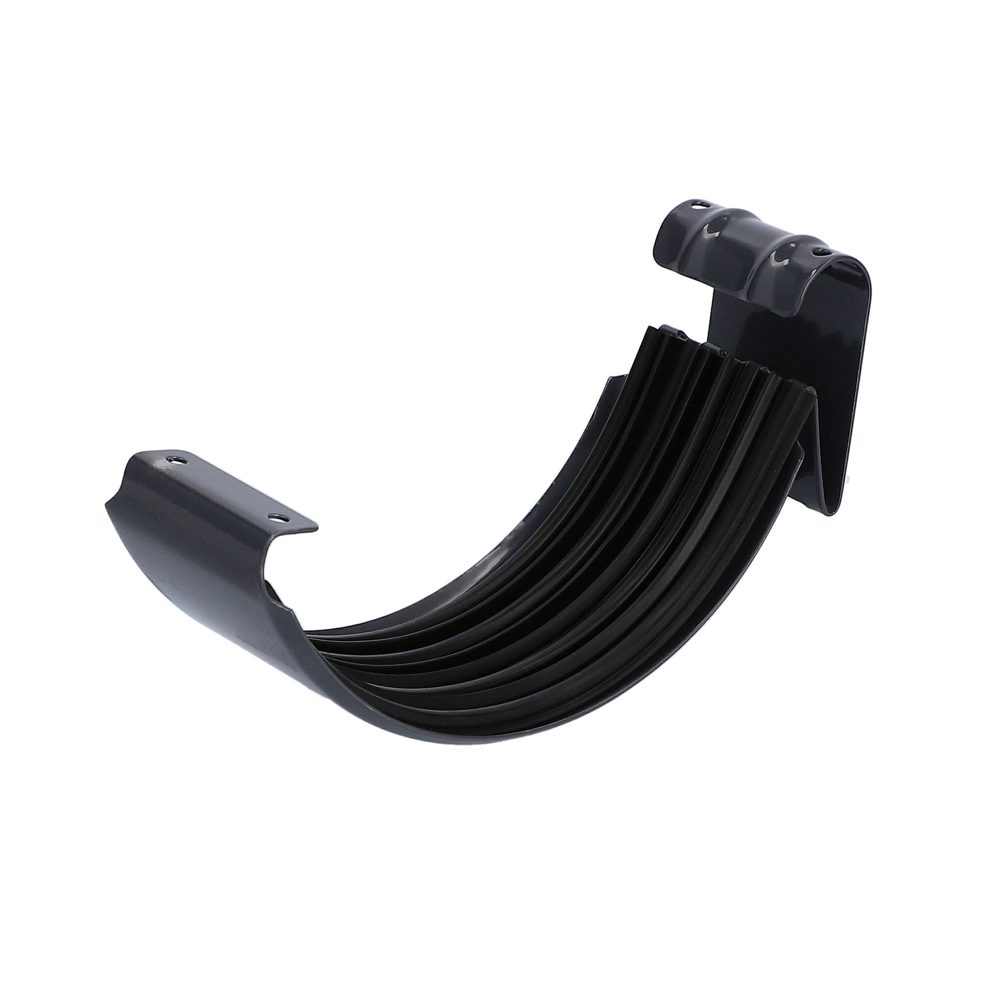 Anthrazitfarbener Rinnenverbinder DN 125