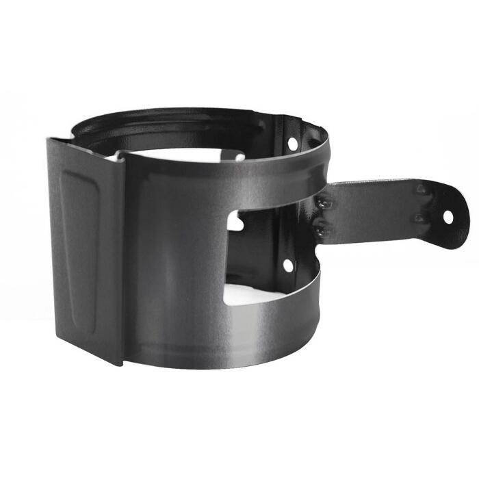 Rohrschelle DN 90 mm für Fallrohr Stahl anthrazit