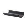 Schwarze Dachrinne