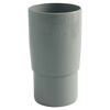 Graue Marley Rohrmuffe DN 53 1,5 R