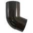 Brauner Fallrohrbogen 67° DN75