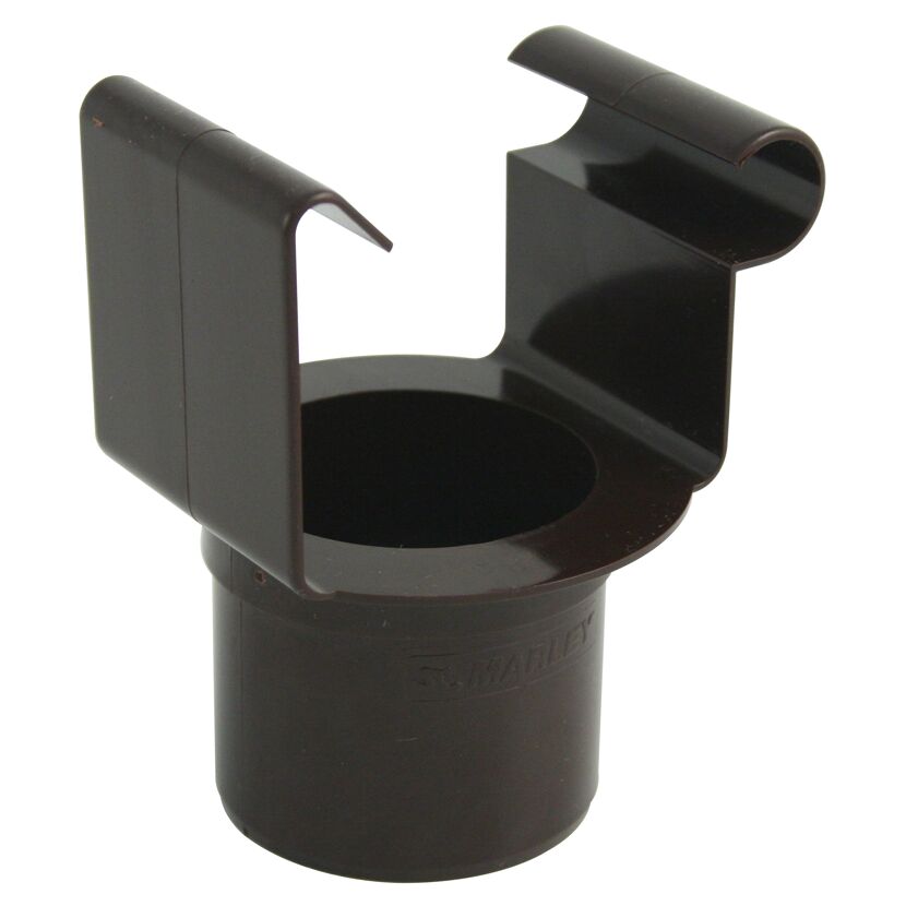 Brauner Fallrohrstutzen KDR RG70/53 von Marley