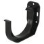 Brauner Rinnenhalter aus PVC