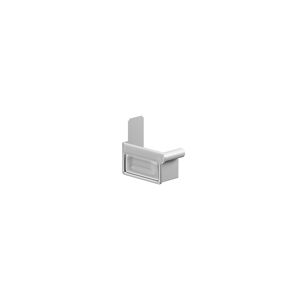 Kastenrinnenendstück links silber RG 70