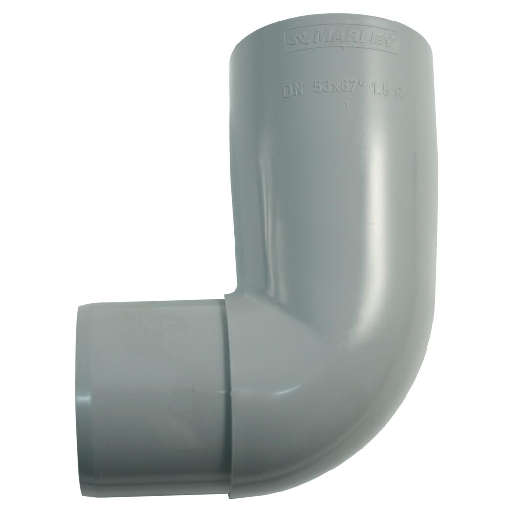 Marley Fallrohrbogen 87° DN 53, grau