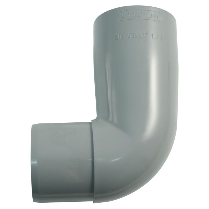 Marley Fallrohrbogen 87° DN 53, grau