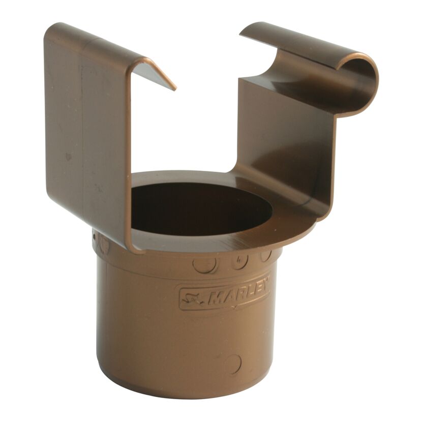 Dachrinnen-Stutzen kupferfarben 70 mm