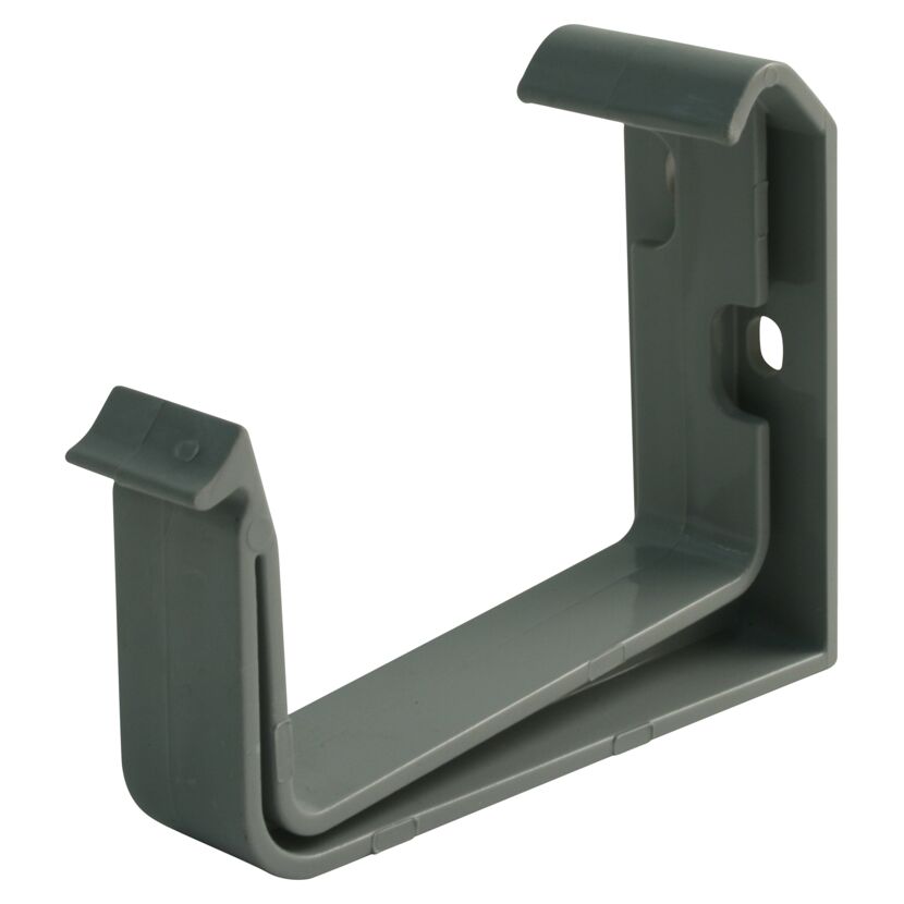 Grauer Kastenrinnenhalter RG70