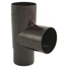 Brauner Fallrohrabzweig 87° DN53-53