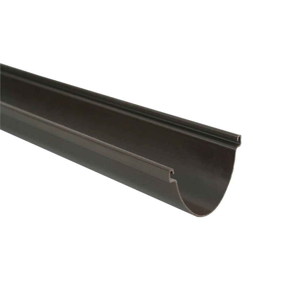 Braune Dachrinne