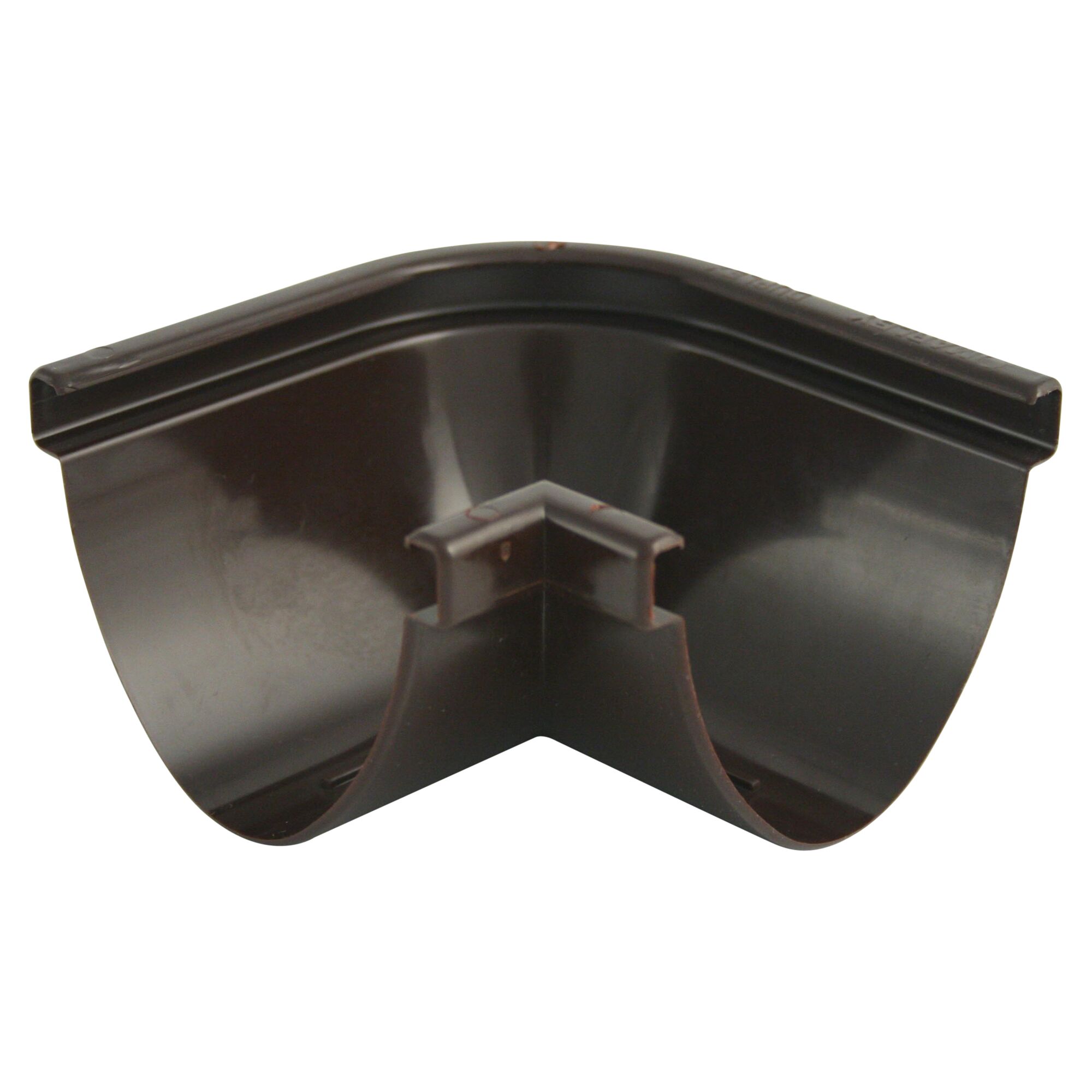 Braune Regenrinnenecke