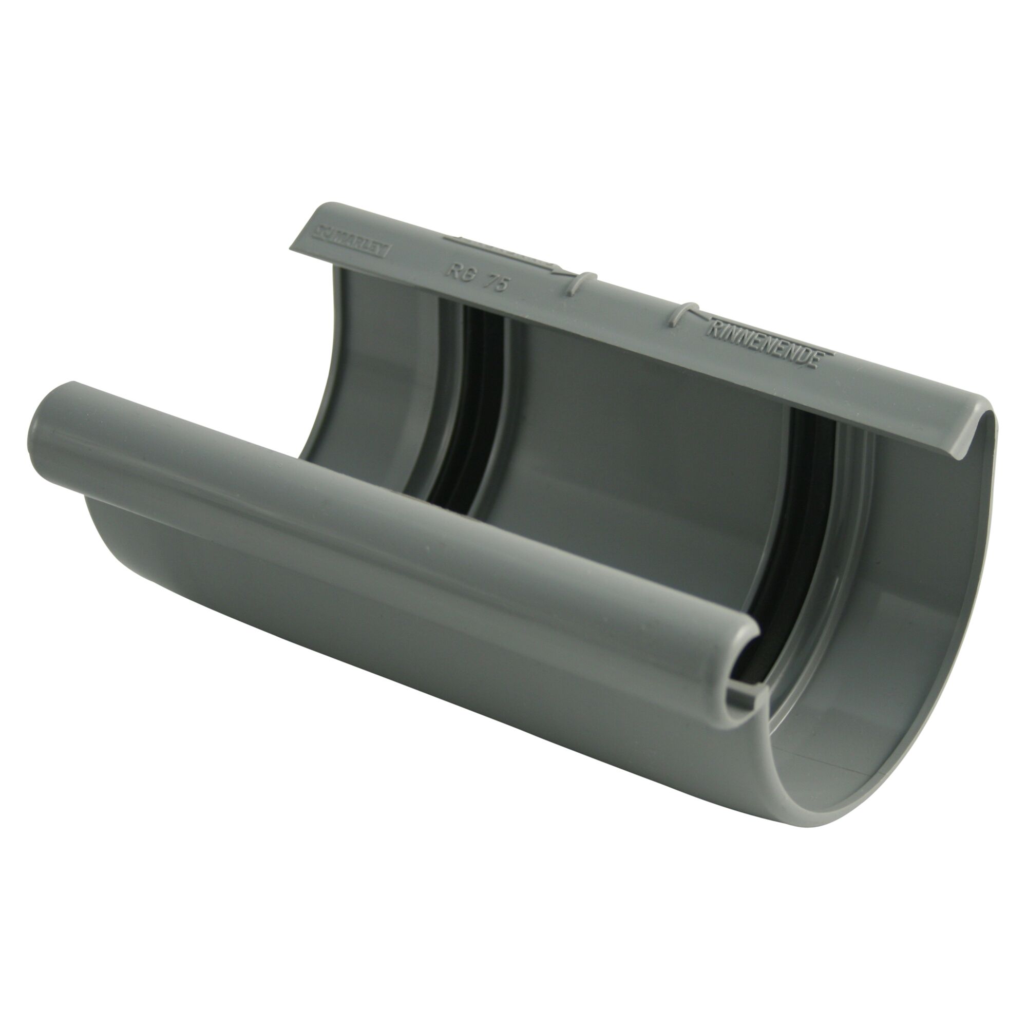 Graue Marley Rinnenverbindungsschale RG 75