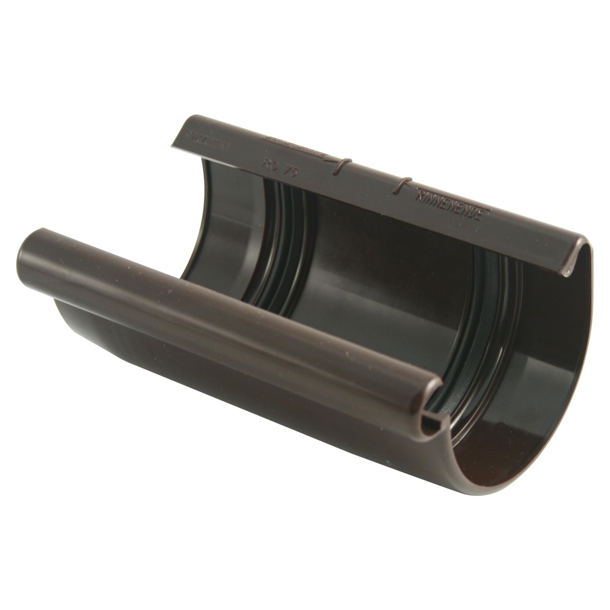 Braune Rinnenverbindungsschale