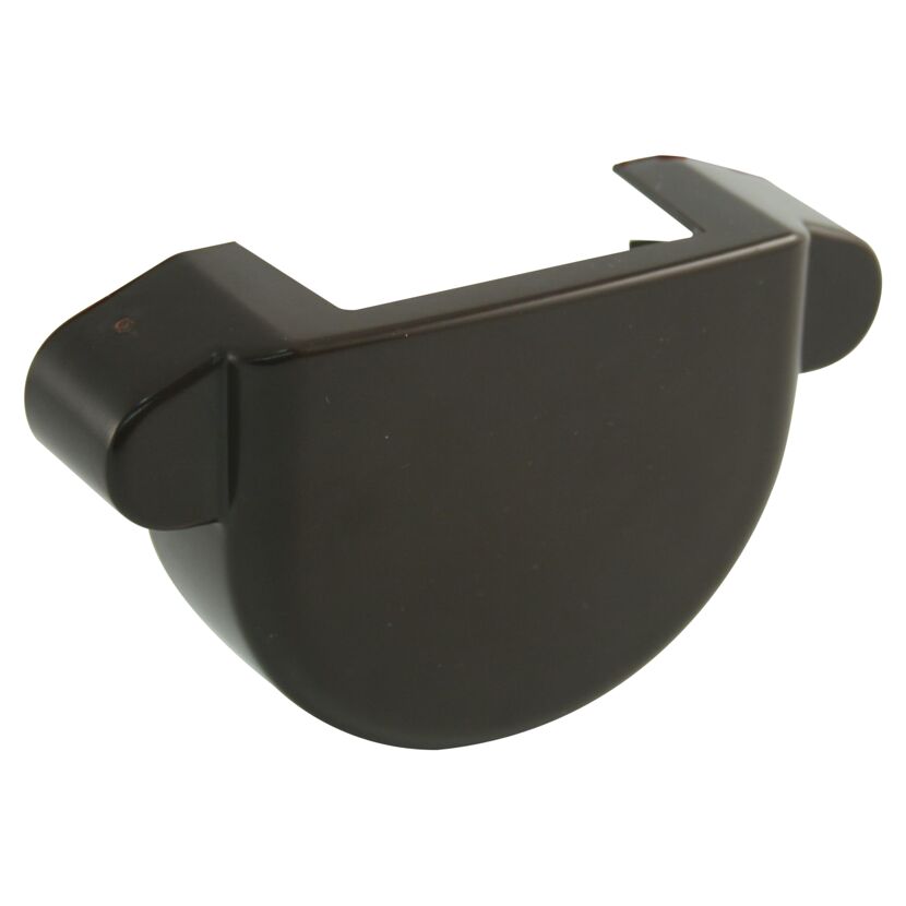 Rinnenendstück braun DN 75