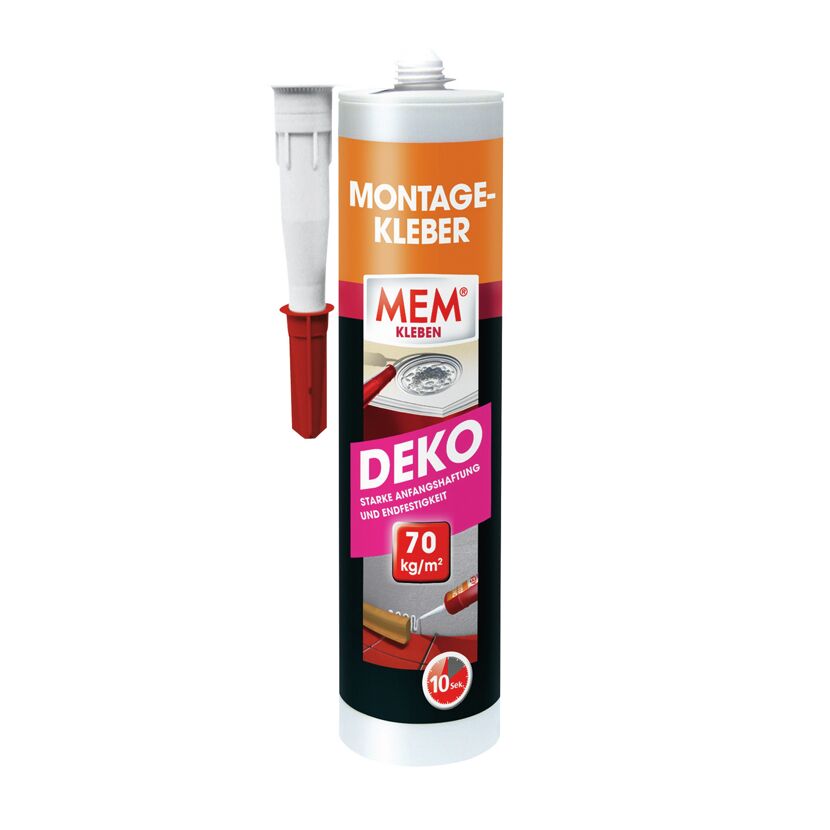 MEM Deko Montagekleber, Kartusche mit Spitze
