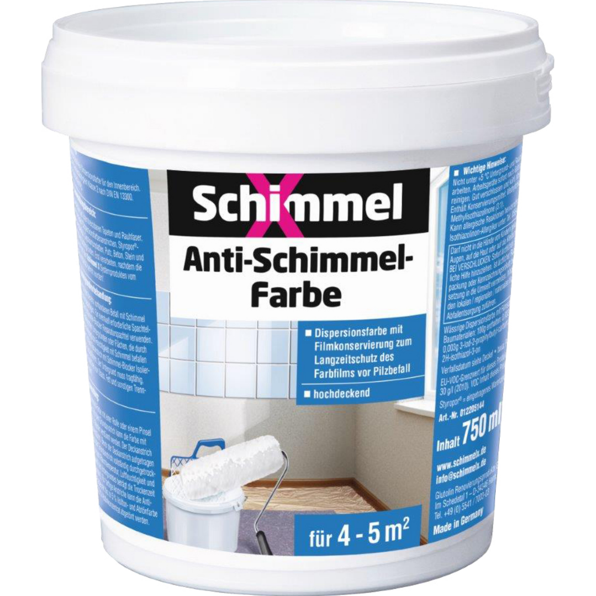 SchimmelX Anti-Schimmel-Farbe 0,75 l + product picture