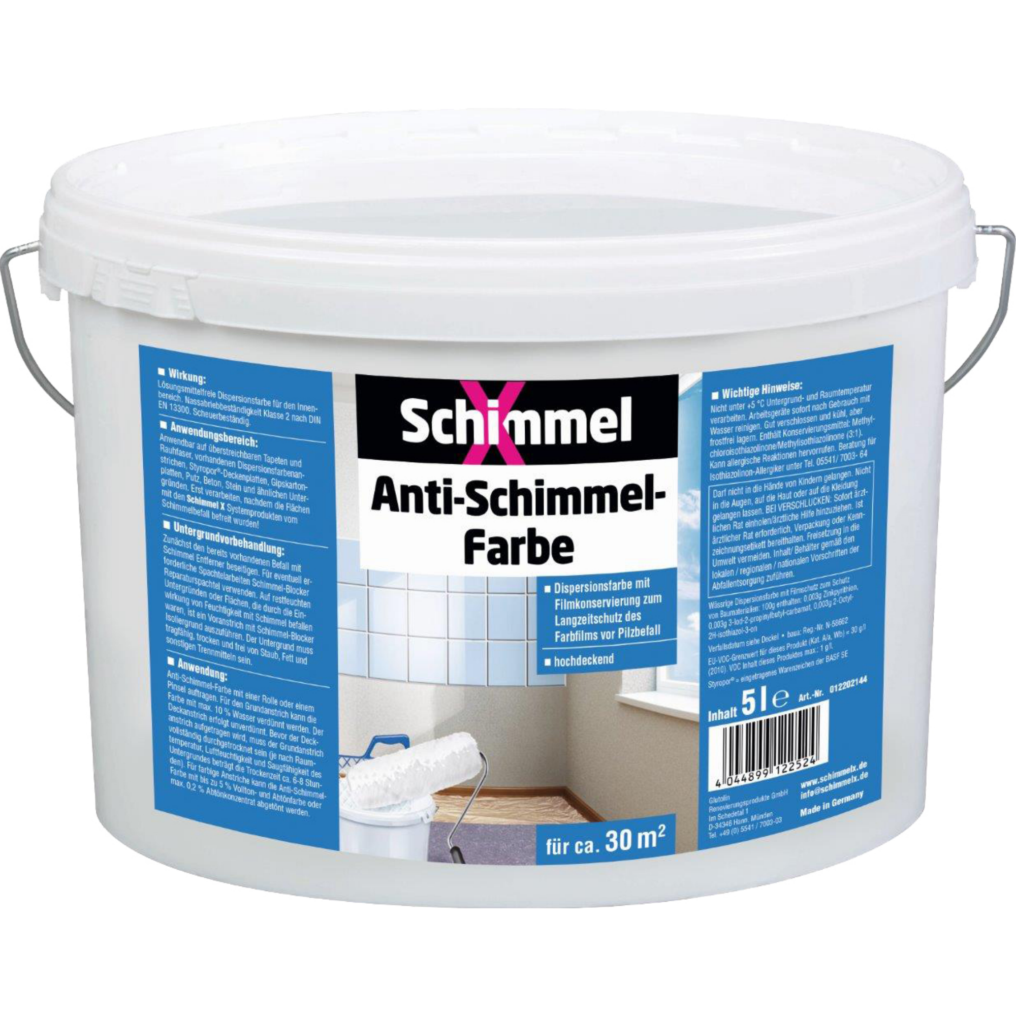 Anti-Schimmel-Farbe 'SchimmelX' 5 l + product picture