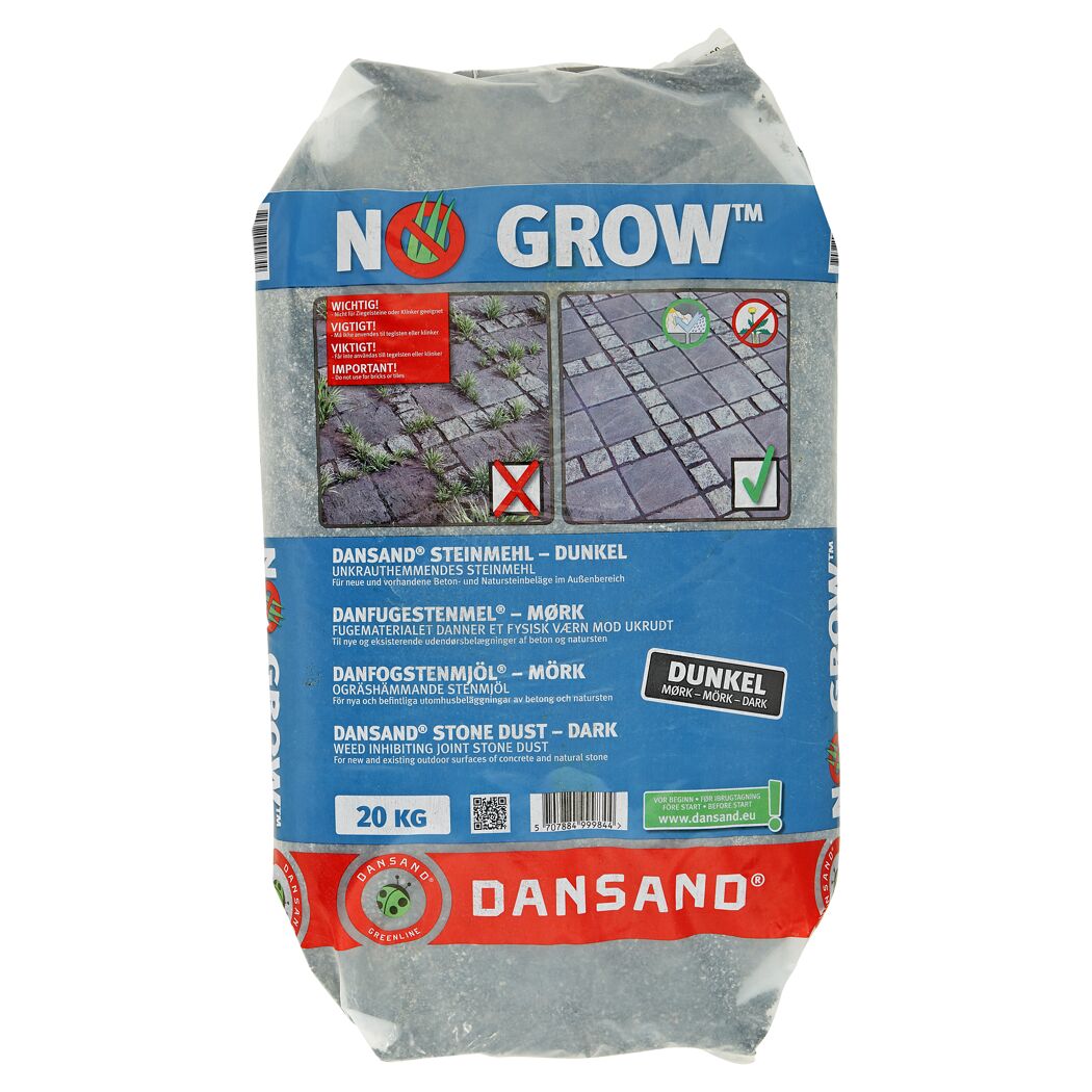 20 kg Dansand No Grow Steinmehl dunkel