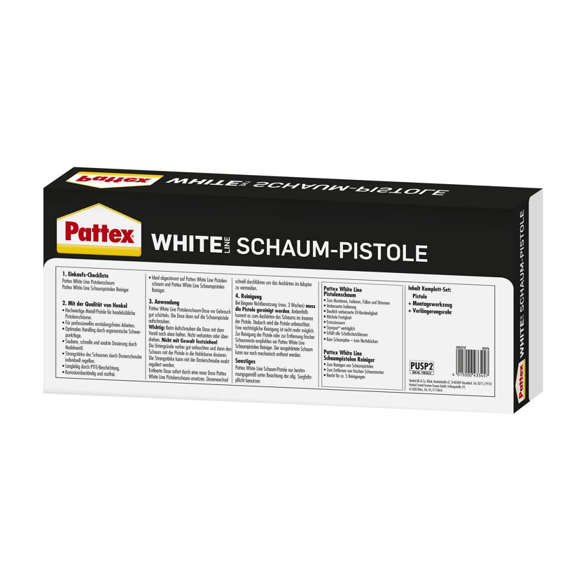 Pattex White Line Schaumpistole Verpackung