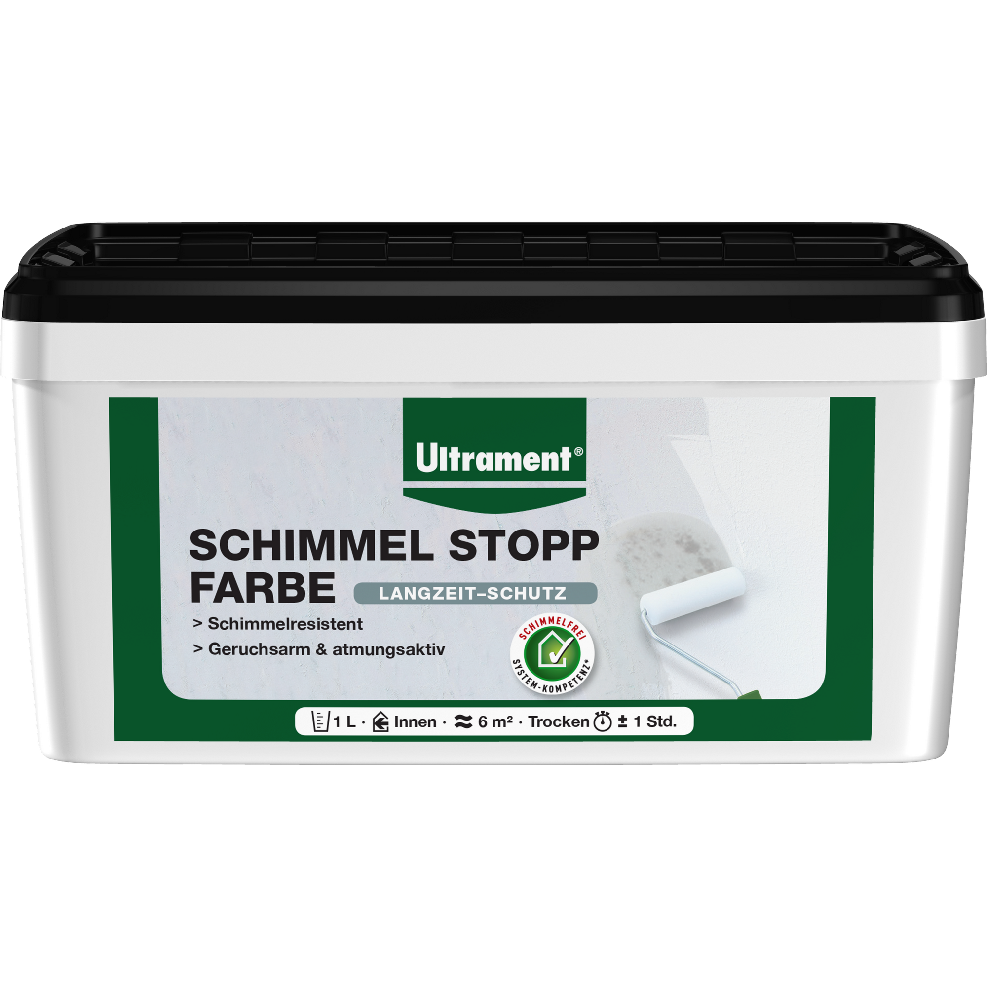 Wandfarbe 'Schimmelstopp' weiß 1 l + product picture