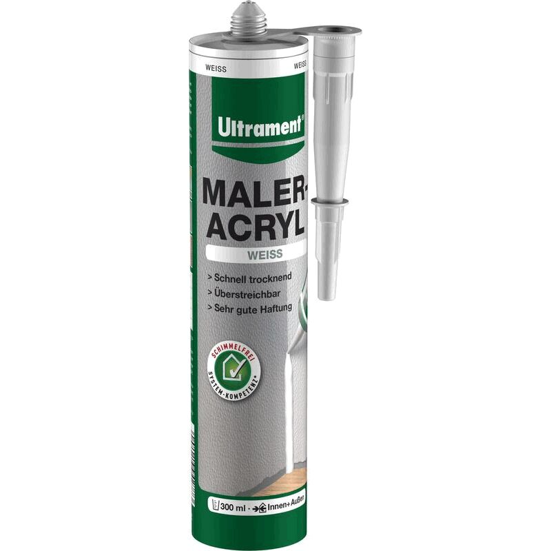 Weiße Maler Acryl Kartusche von Ultrament