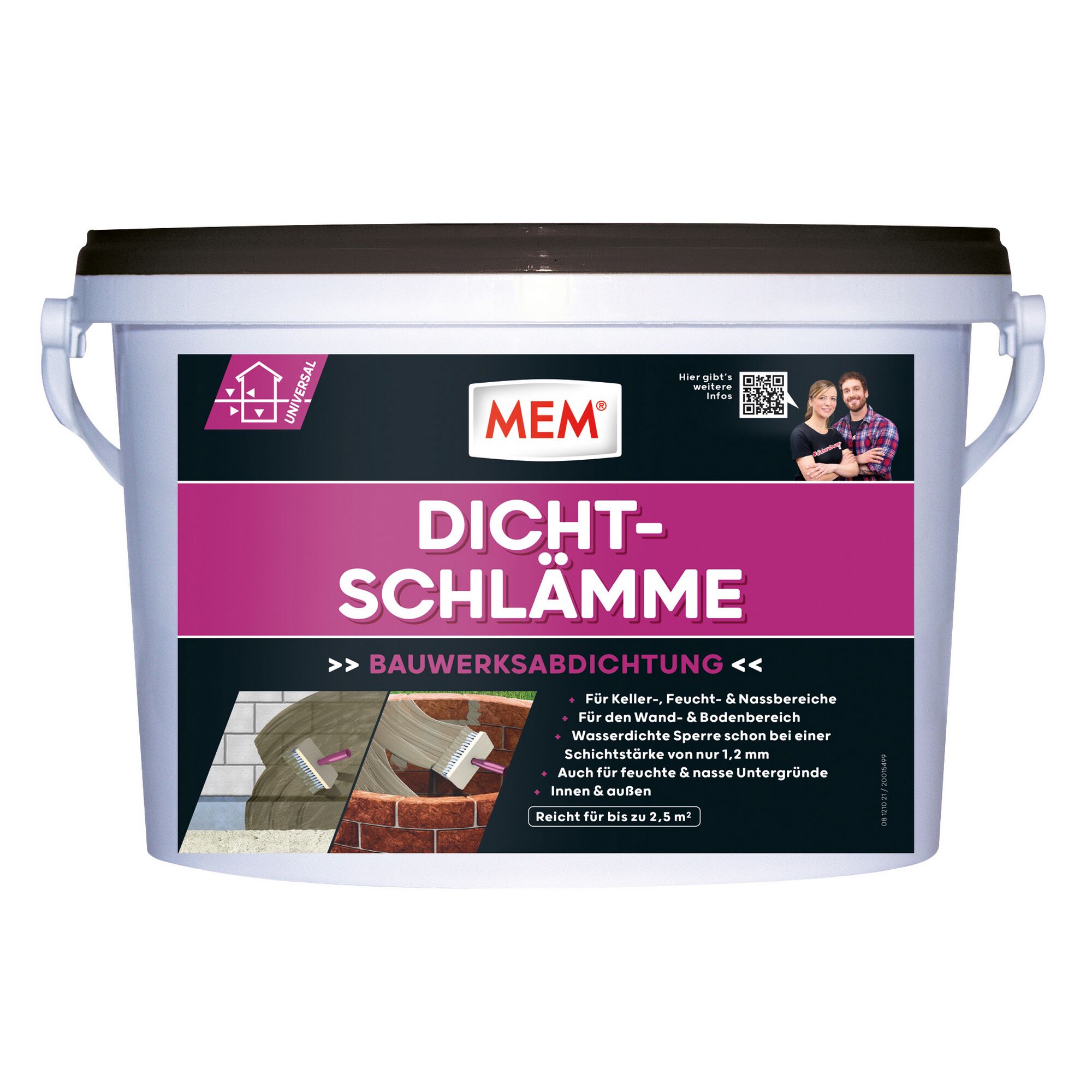 MEM Dicht-Schlämme Bauwerksabdichtung