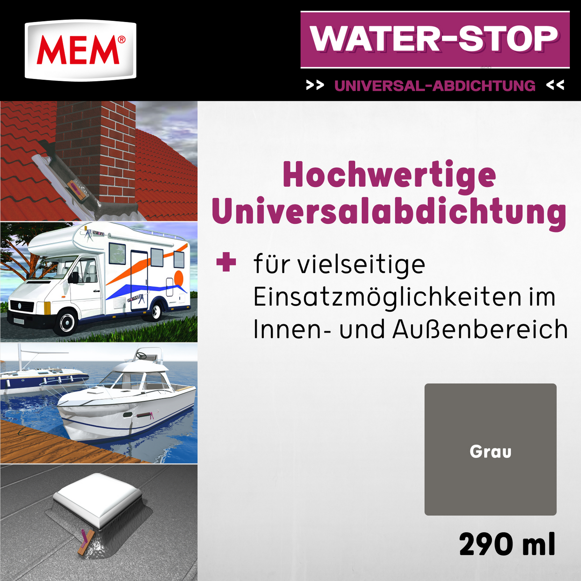 Universal-Abdichtung 'Water-Stop' 290 ml