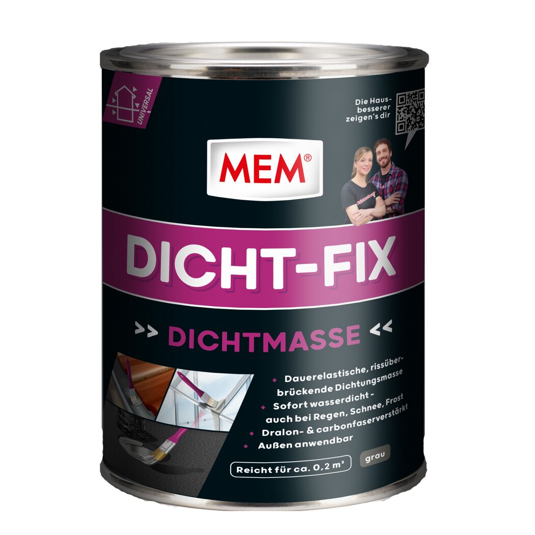 Dose MEM DICHT-FIX Dichtmasse grau
