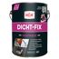 Dicht-Fix Dichtmasse grau im Eimer, Pinsel