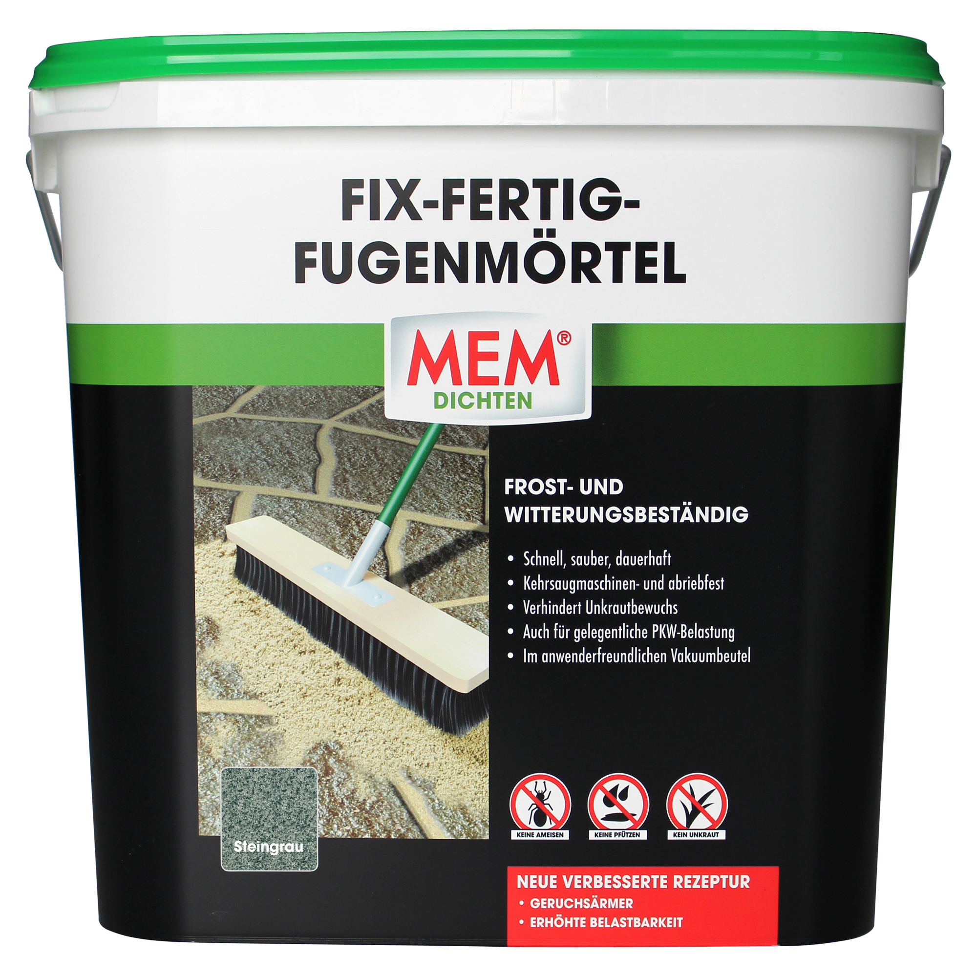 Fix-Fertig-Fugenmörtel steingrau 12,5 kg + product picture
