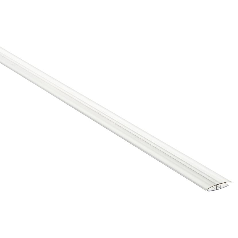 Klares H-Profil aus Polycarbonat