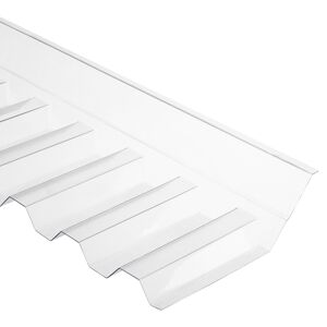 Wandanschlag PVC Trapez transparent 98,5 x 15 x 5 cm