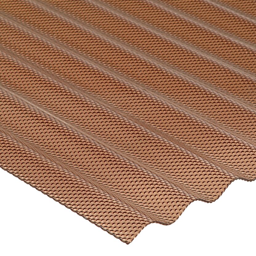 Braune Wellplatte aus Acrylglas