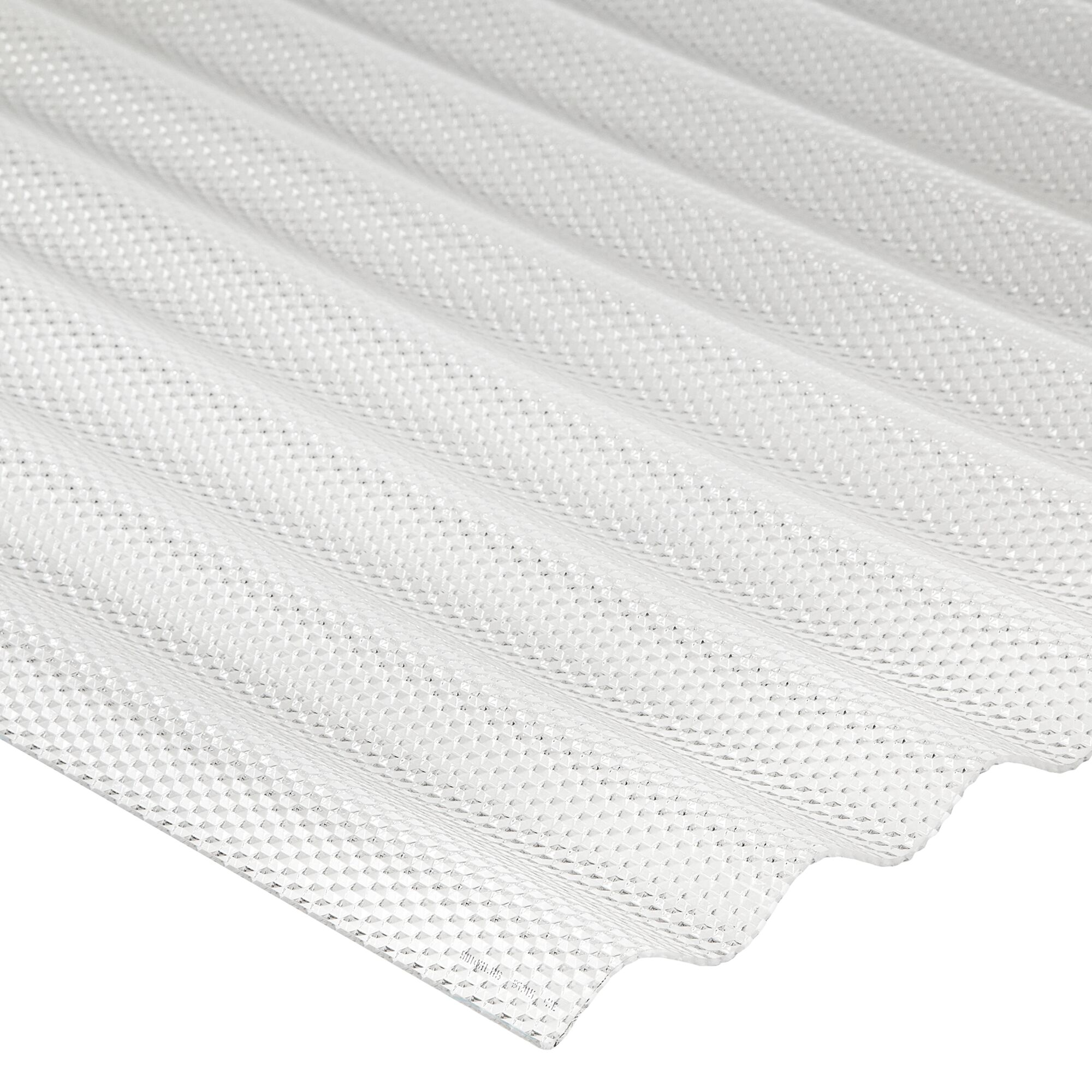 Wellacryl Stegplatte Wabe klar