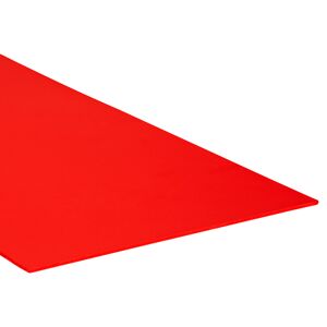PVC-Hartschaumplatte 'Creativ' rot 125 x 50 cm