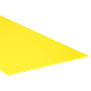 PVC-Hartschaumplatte 'Creativ' gelb 125 x 50 cm