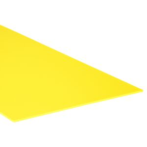 PVC-Hartschaumplatte "Creativ" gelb 50 x 25 cm