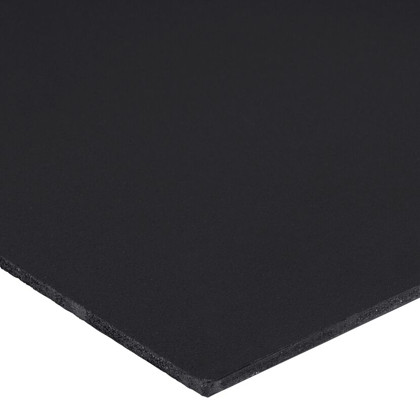 Schwarze Hartschaumplatte