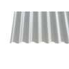 Acryl-Wellplatte 'Sinus 76/18 Wabe' klar 200 x 104,5 x 0,3 cm