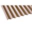 Acryl-Wellplatte 'Sinus 76/18 Wabe' bronzefarben 200 x 104,5 x 0,3 cm