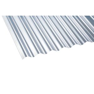 PVC-Wellplatte 'Strong 76/18' klar 200 x 90 x 0,12 cm